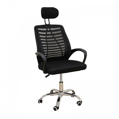 A9951 ΜΑΥΡΗ ΠΟΛΥΘΡΟΝΑ ΓΡΑΦΕΙΟΥ 59X61X42-108-51-120εκ. Έπιπλα Γραφείου