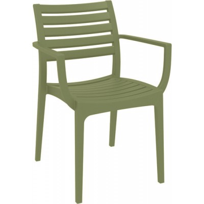 ARTEMIS OLIVE GREEN ΠΟΛΥΘΡΟΝΑ ΠΟΛ/ΝΙΟΥ 58X58X83.5εκ.