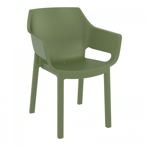 DORA OLIVE GREEN ΠΟΛΥΘΡΟΝΑ ΠΟΛ/ΝΙΟΥ 58X59X80εκ. Εξωτερικού Χώρου