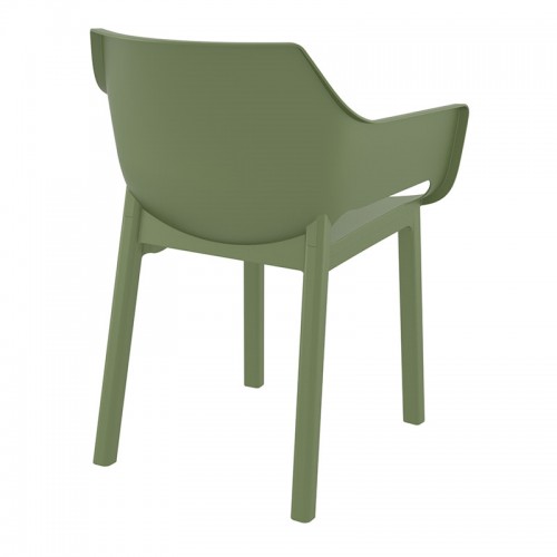 DORA OLIVE GREEN ΠΟΛΥΘΡΟΝΑ ΠΟΛ/ΝΙΟΥ 58X59X80εκ. Εξωτερικού Χώρου