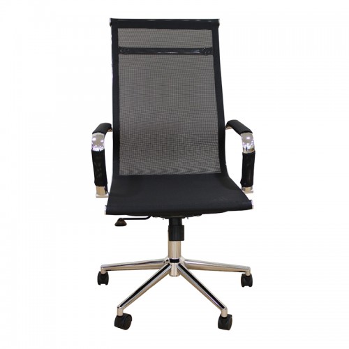 A9954 ΜΑΥΡΟ PU-MESH ΠΟΛΥΘΡΟΝΑ ΓΡΑΦΕΙΟΥ 53X58X46-105-55-115εκ. Έπιπλα Γραφείου