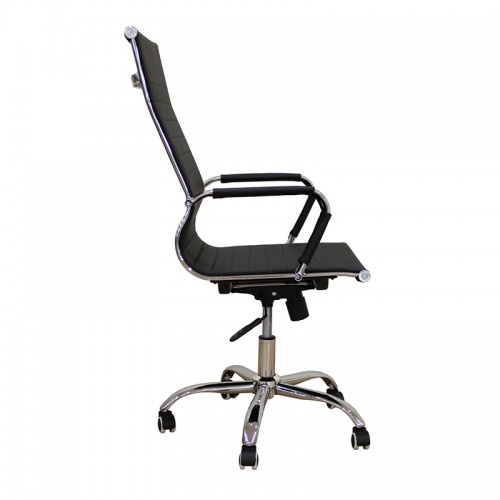A9955 ΜΑΥΡΟ PU ΠΟΛΥΘΡΟΝΑ ΓΡΑΦΕΙΟΥ 54X62X44-104-53-113εκ. Έπιπλα Γραφείου