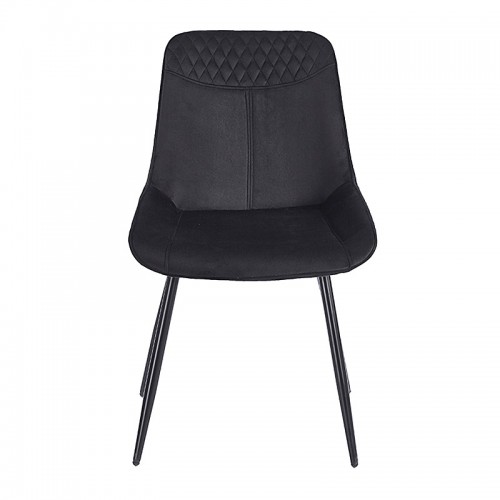 TEREA BLACK VELVET ΥΦΑΣΜΑ ΚΑΡΕΚΛΑ ΜΕΤΑΛΛΙΚΗ 51X58X87εκ. Τραπεζαρία