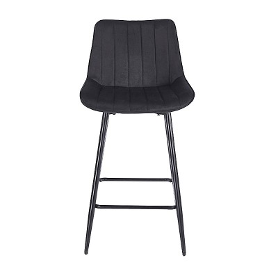 REPO BLACK VELVET ΥΦΑΣΜΑ 66εκ. ΣΚΑΜΠΟ ΜΕΤΑΛΛΙΚΟ 48X49X66-96εκ.