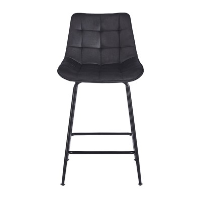 ERMINA BLACK VELVET ΥΦΑΣΜΑ 64εκ. ΣΚΑΜΠΟ ΜΕΤΑΛΛΙΚΟ 49X50X64-94εκ.