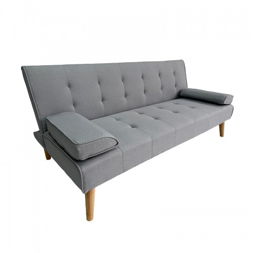 MERYL LIGHT GREY ΥΦΑΣΜΑ ΚΑΝΑΠΕΣ ΚΡΕΒΑΤΙ 170X81X74εκ. Σαλόνι
